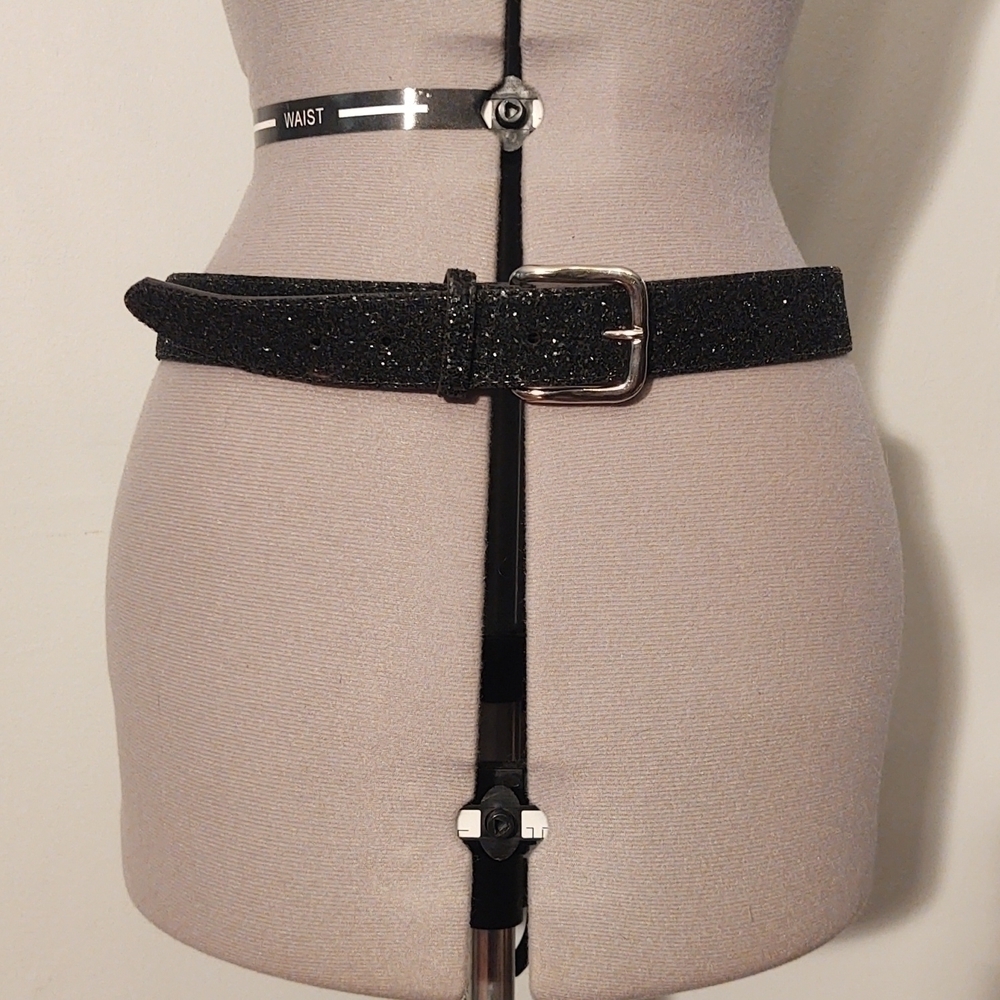 Sparkly Black Belt Sz M